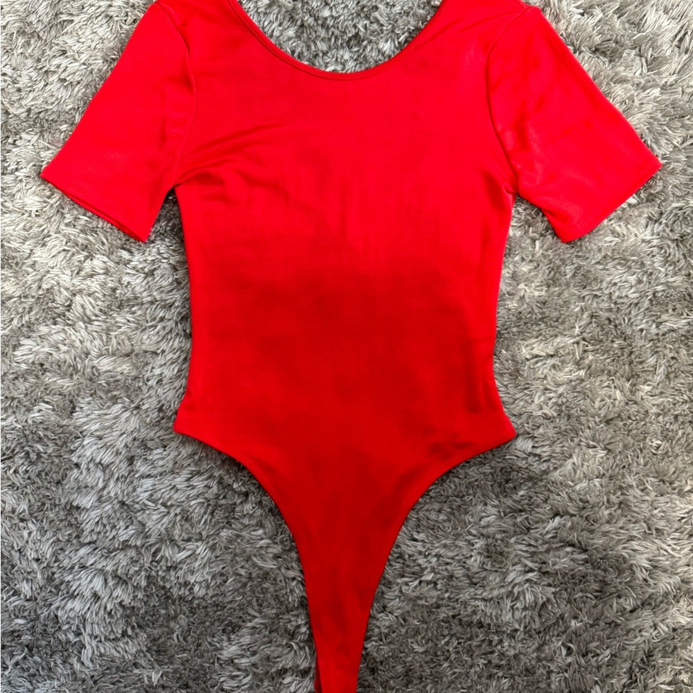 Urban Outfitters Red Bodysuit
